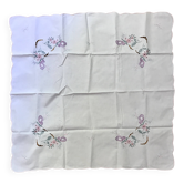 Embroidered tablecloth vintage Poland crafts