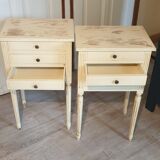 Pair of Louis XVI-style bedside tables