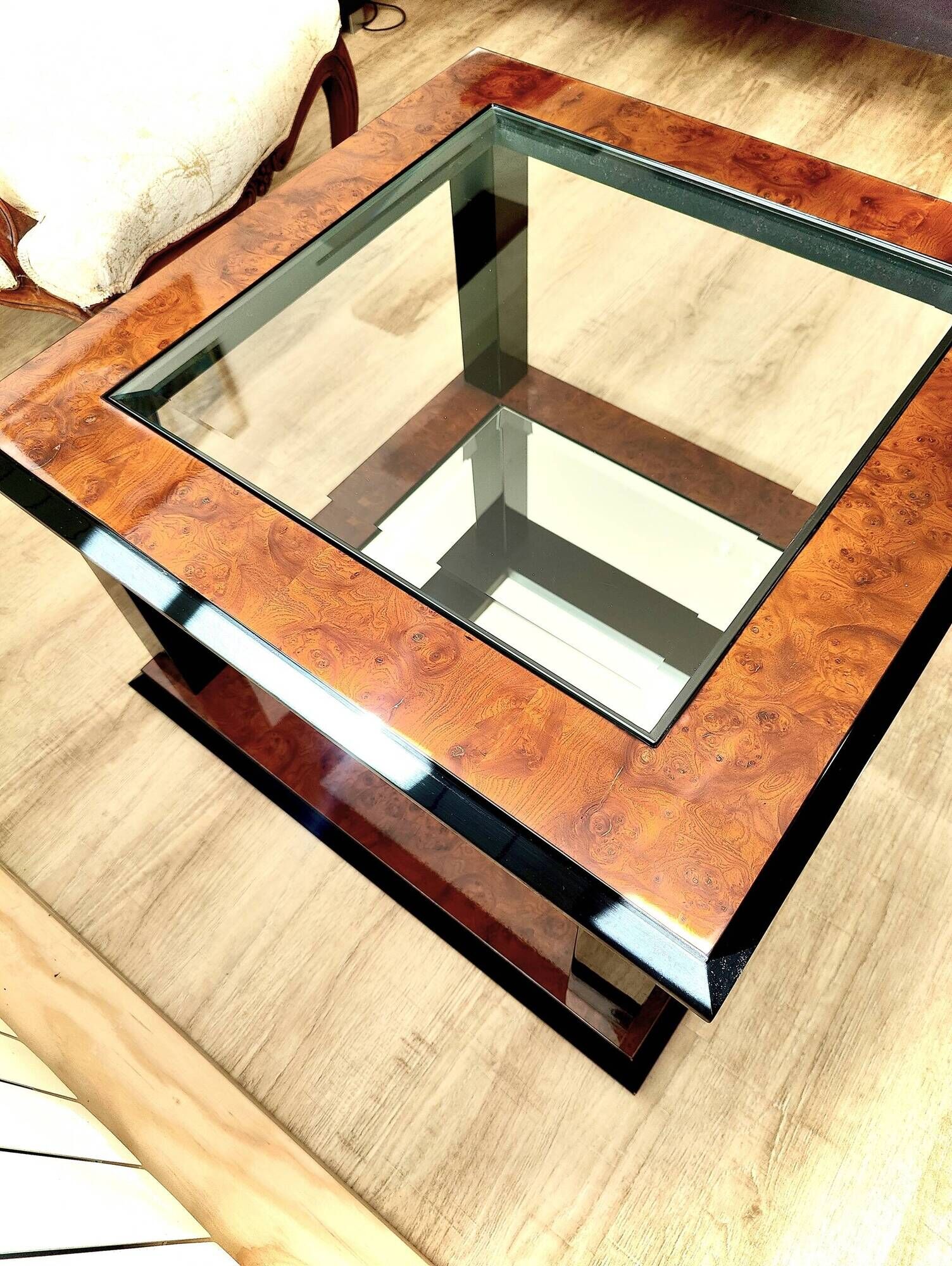 Lot de 2 tables basses style art deco
