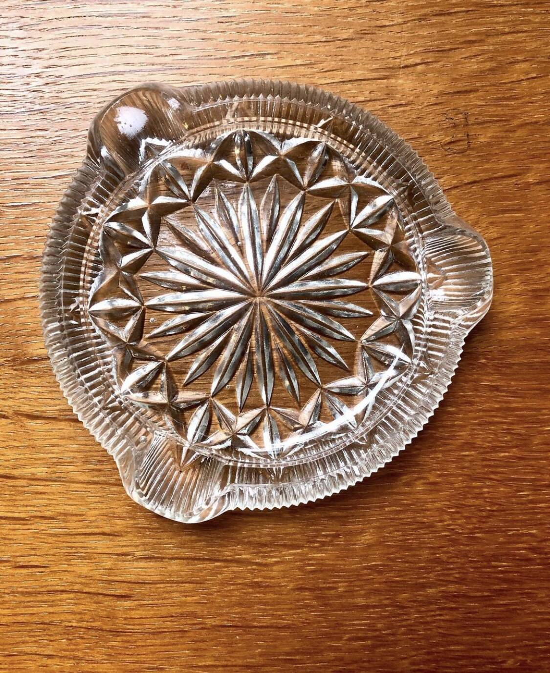 Glass ashtray and pocket tray