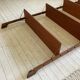 Ergo wall-mounted teak shelves, Vintage Scandinavian 1960s