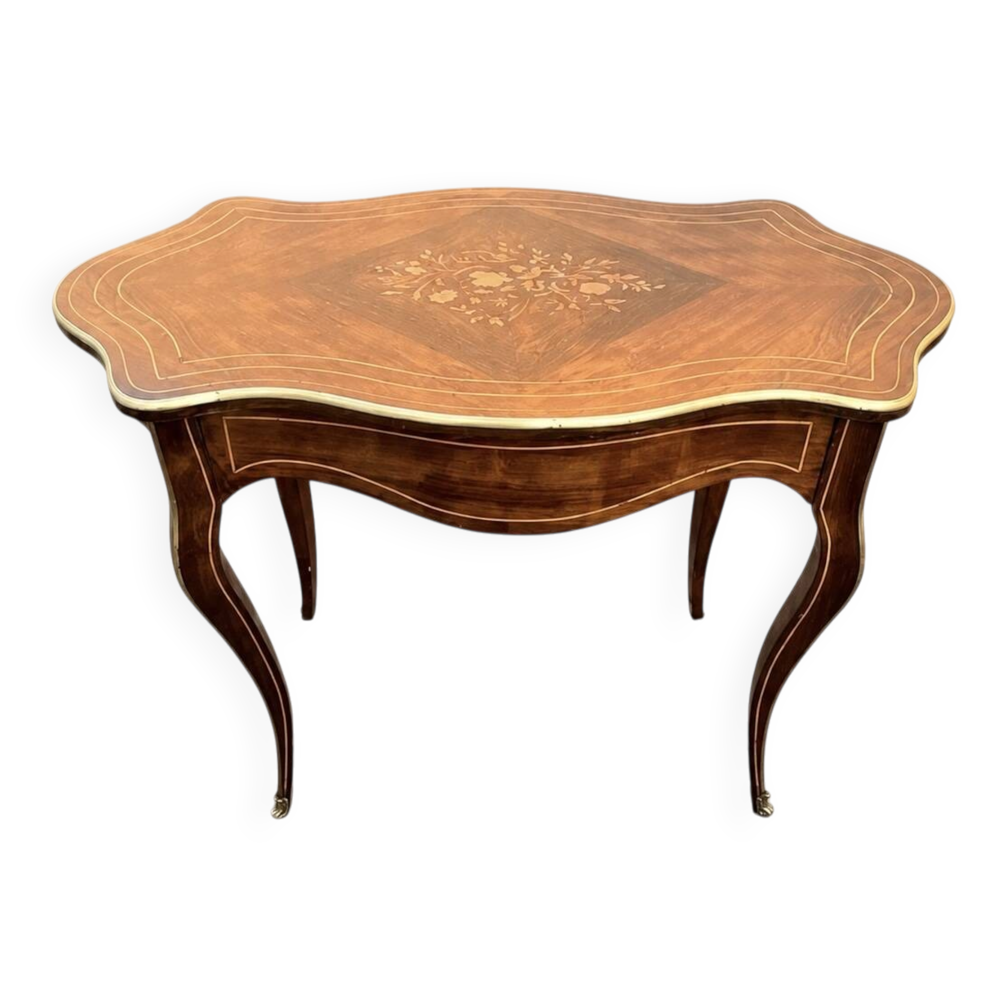 Petite table d’appoint – Époque Napoléon III, style Louis XV