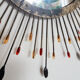 Metal sun mirror , 43 cm