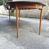 Expandable round dining table 2m46