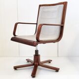 Vintage Scandinavian swivel armchair