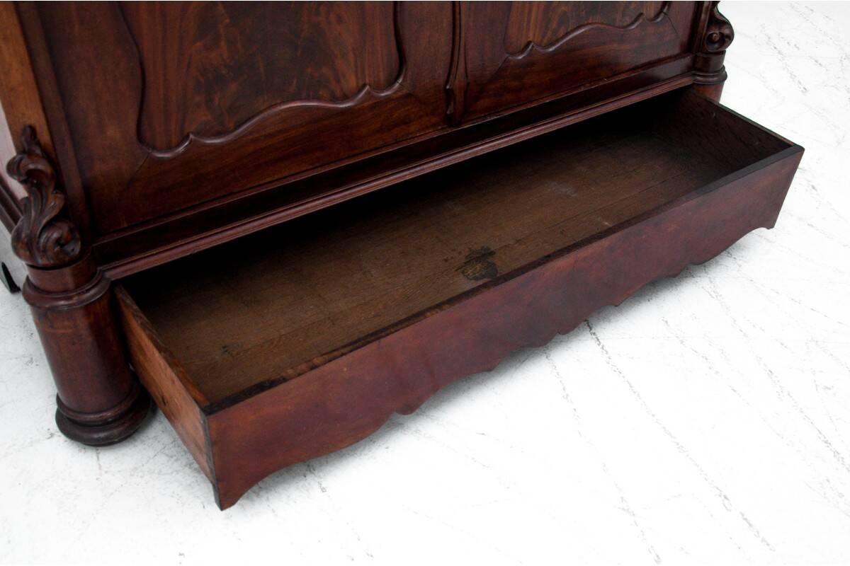 Antique wardrobe, Western Europe, turn of the 19th and 20th centuries.