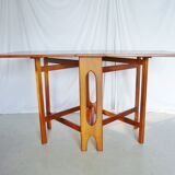 Scandinavian teak folding table