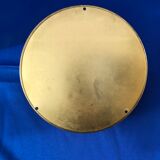 Old modernist brass wall clock 1930 bayard movement 8 days