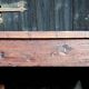 Late 19th century wall-mounted wooden console