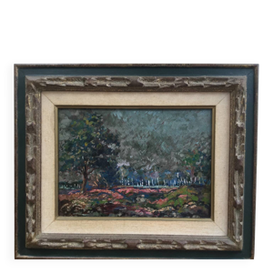 Éminent dancre 1901-1977.champrosay-forêt,1938.huile