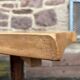 Table Bistrot en Orme vintage