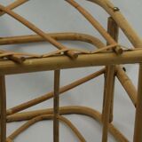 Vintage bamboo magazine holder