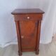 Empire bedside table with walnut columns