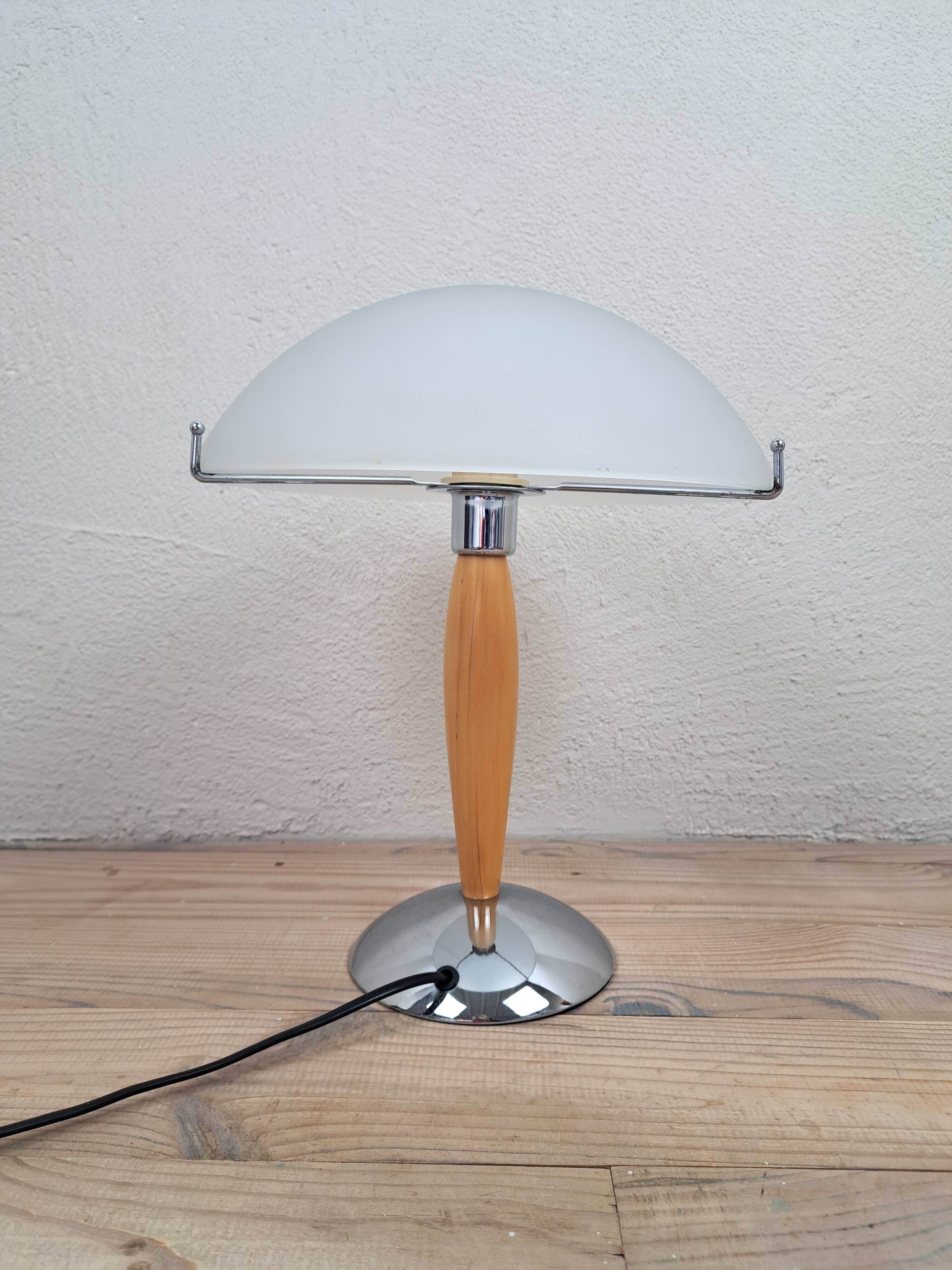 Ship Desk Lamp Mushroom 1980 Vintage Mid-Century Art Deco