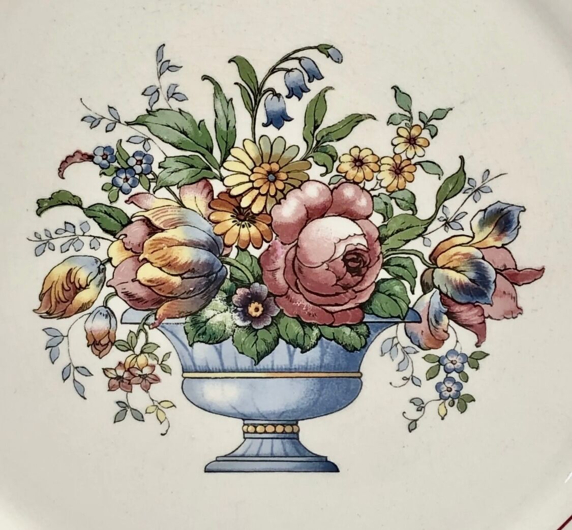 6 old flat plates model Floralia Villeroy & Boch