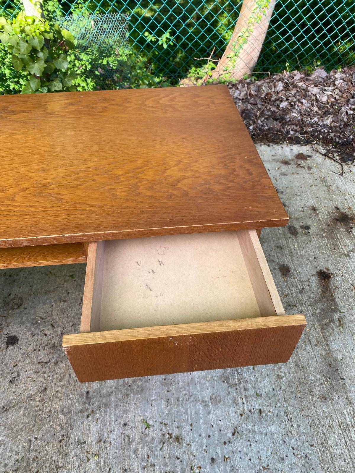 Scandinavian wooden desk from the 50s/60s, 120cm