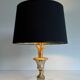 Pair of palm lamps in chrome and brass in the style of Maison Charles. Circa 1970.