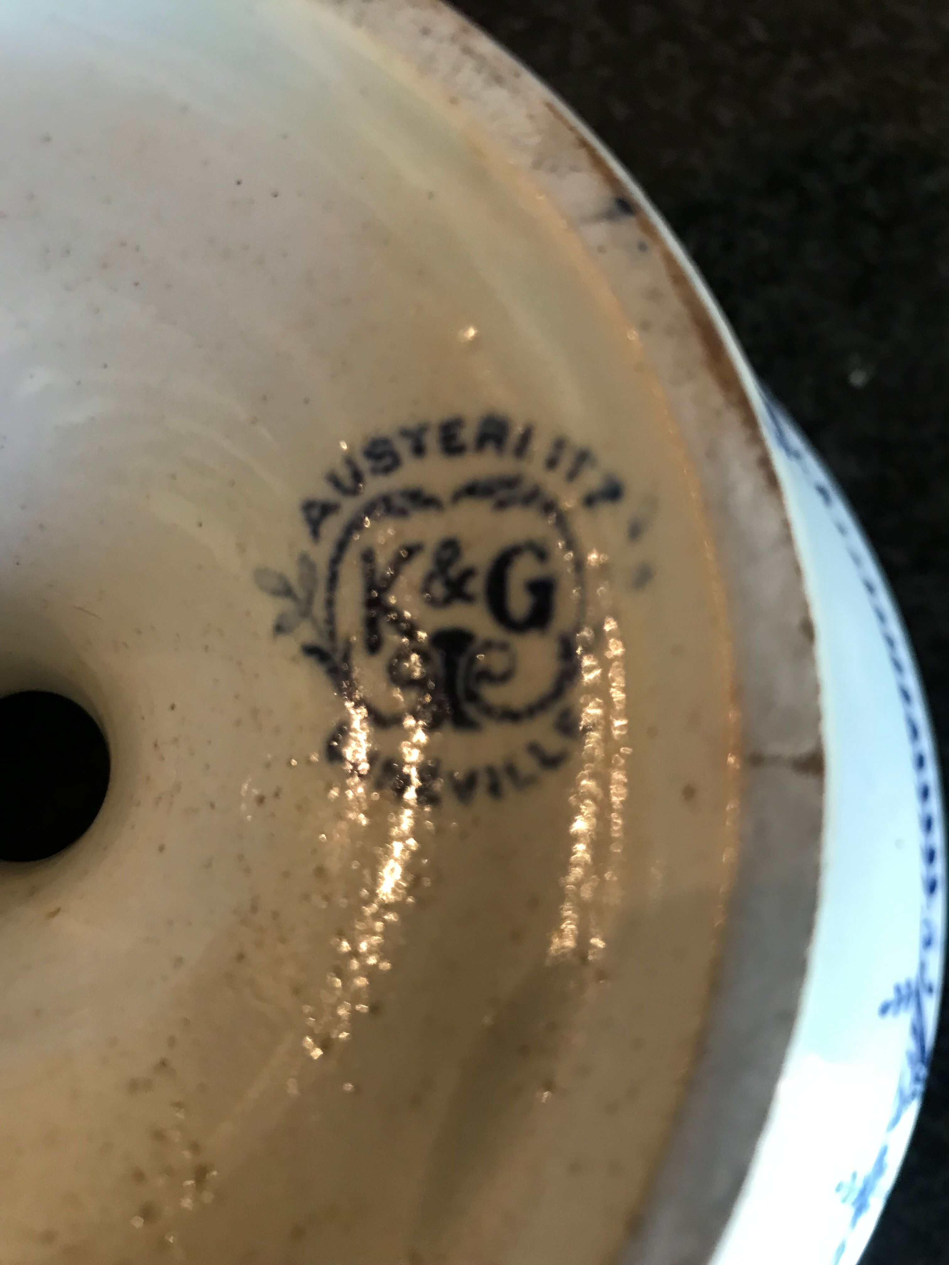 Compotier Terre de Fer Austerlitz K&G Lunéville