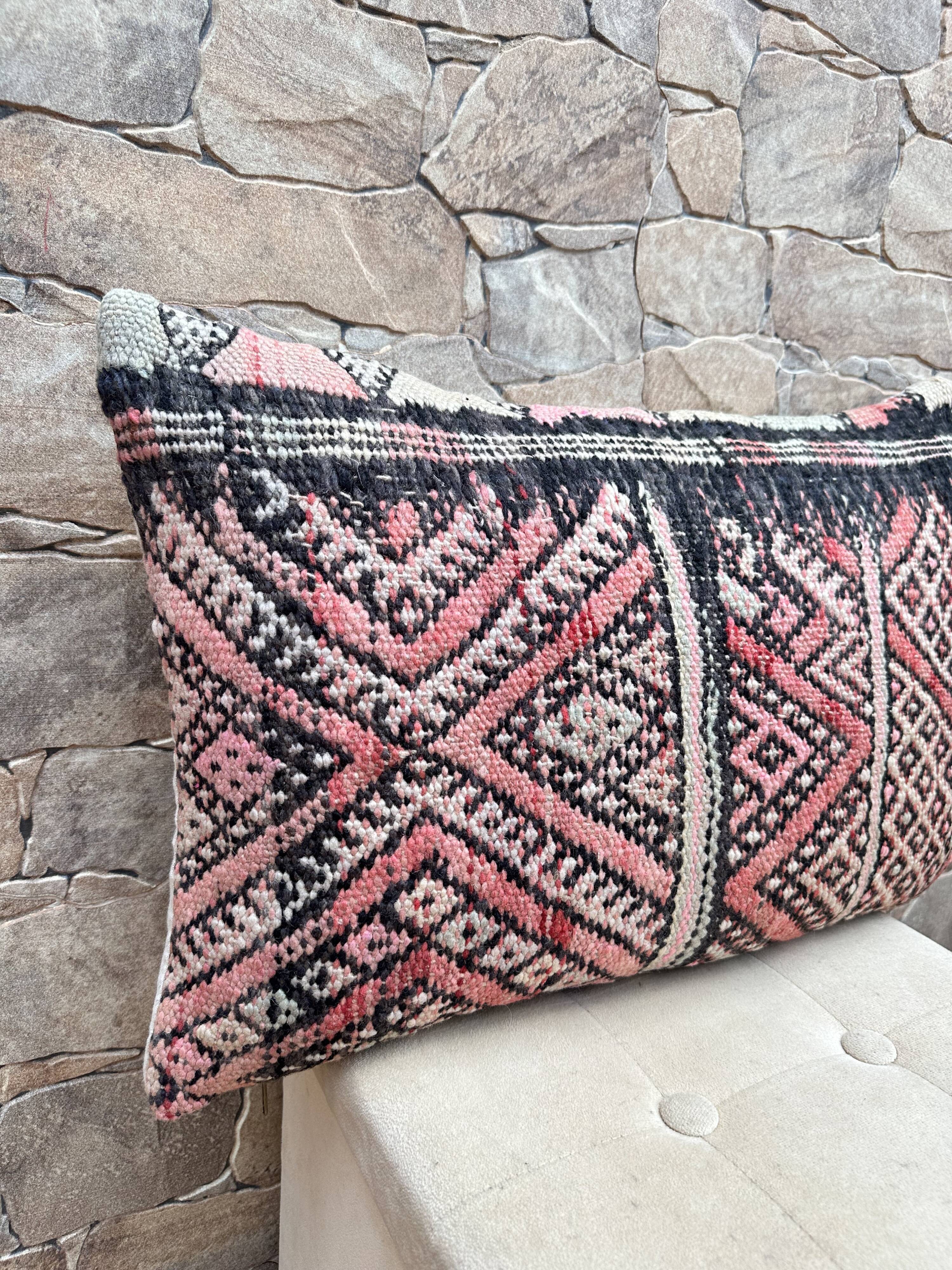Housse de coussin marocain berbère vintage