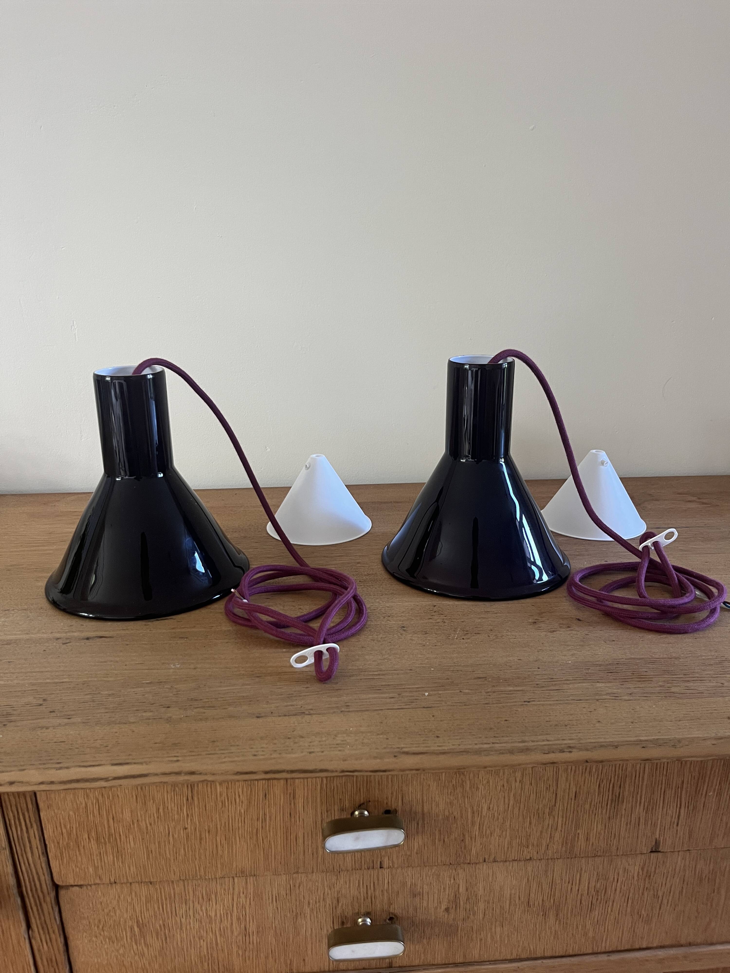 Vintage Holmegaard P&T Pendant - Michael Bang - Danish design lamp