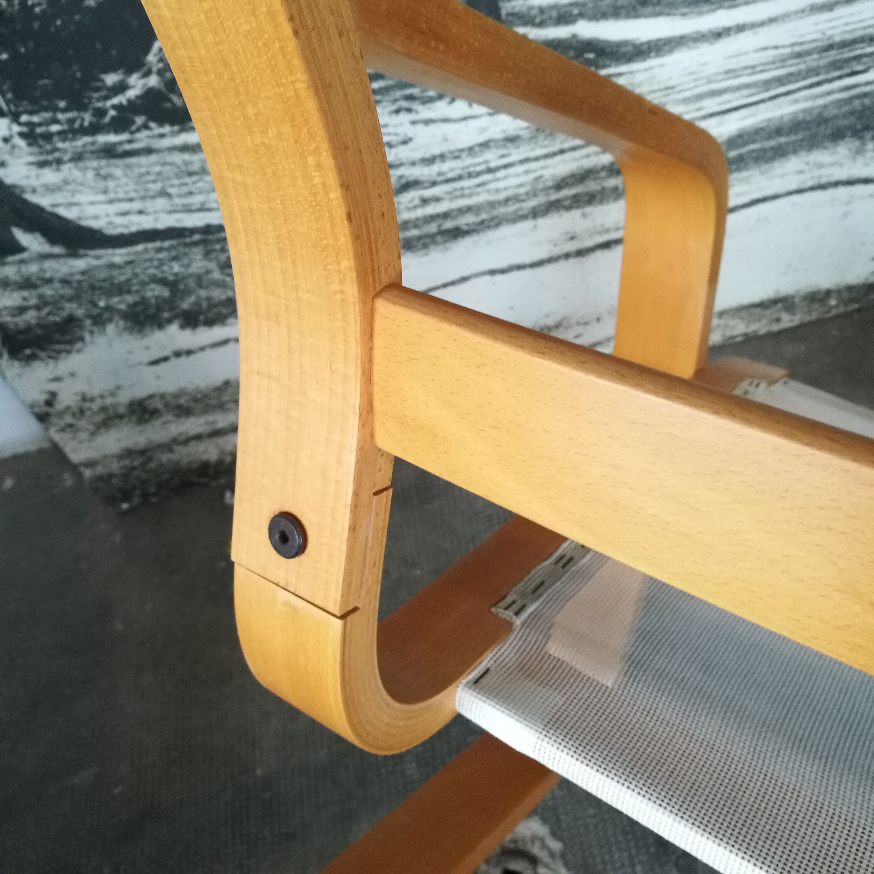 Pair of "Poang" armchairs by Noboru Nakamura