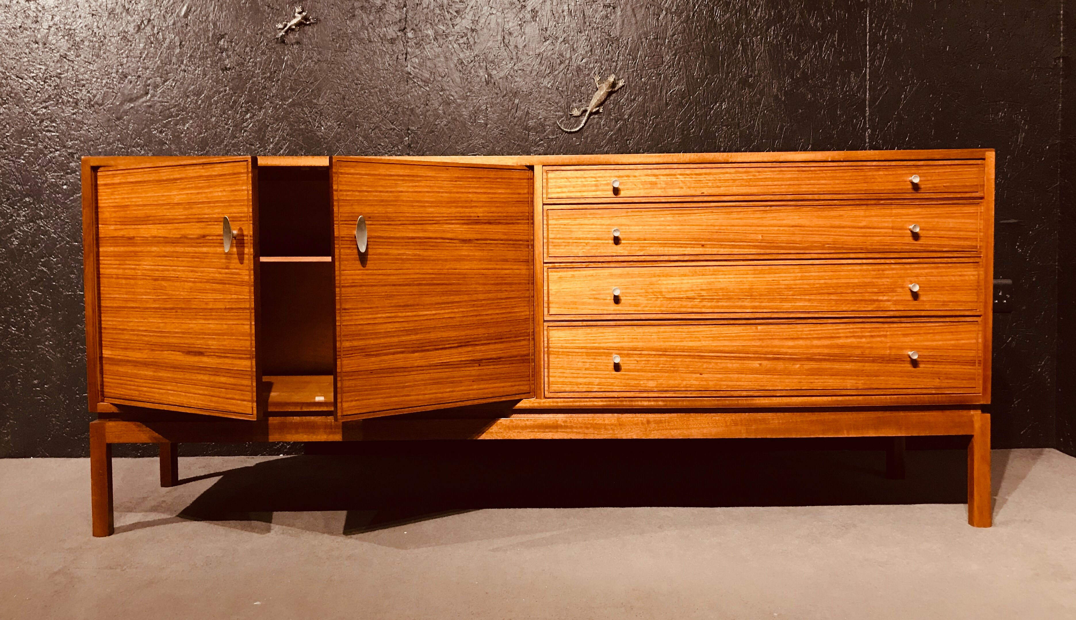 Mid century sideboard from White and Newton made in Portsmouth in Walnut