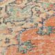 Apricot Tones Pastel Handwoven Turkish Vintage Carpet Rug, 177x273 Cm