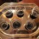 6 petits verres anciens