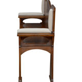 Arts And Crafts oak hall bench