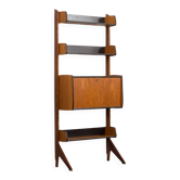 Bibliothèque verticale autoportante scandinave avec un modèle d’unité murale de bureau à domicile Ergo,