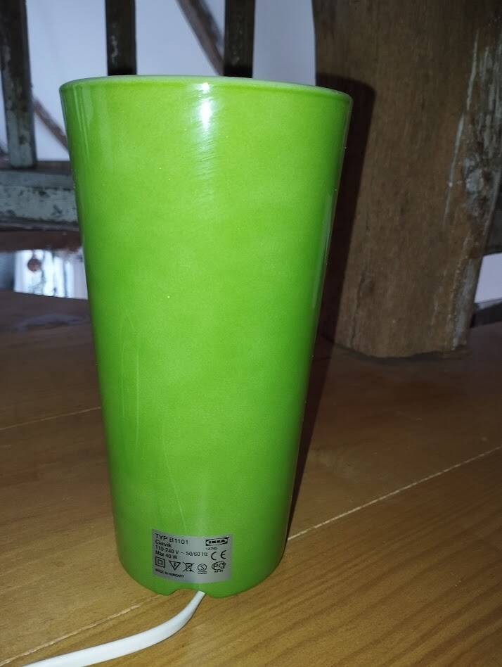 IKEA GAVIK Lamp – Apple Green – Scandinavian Design