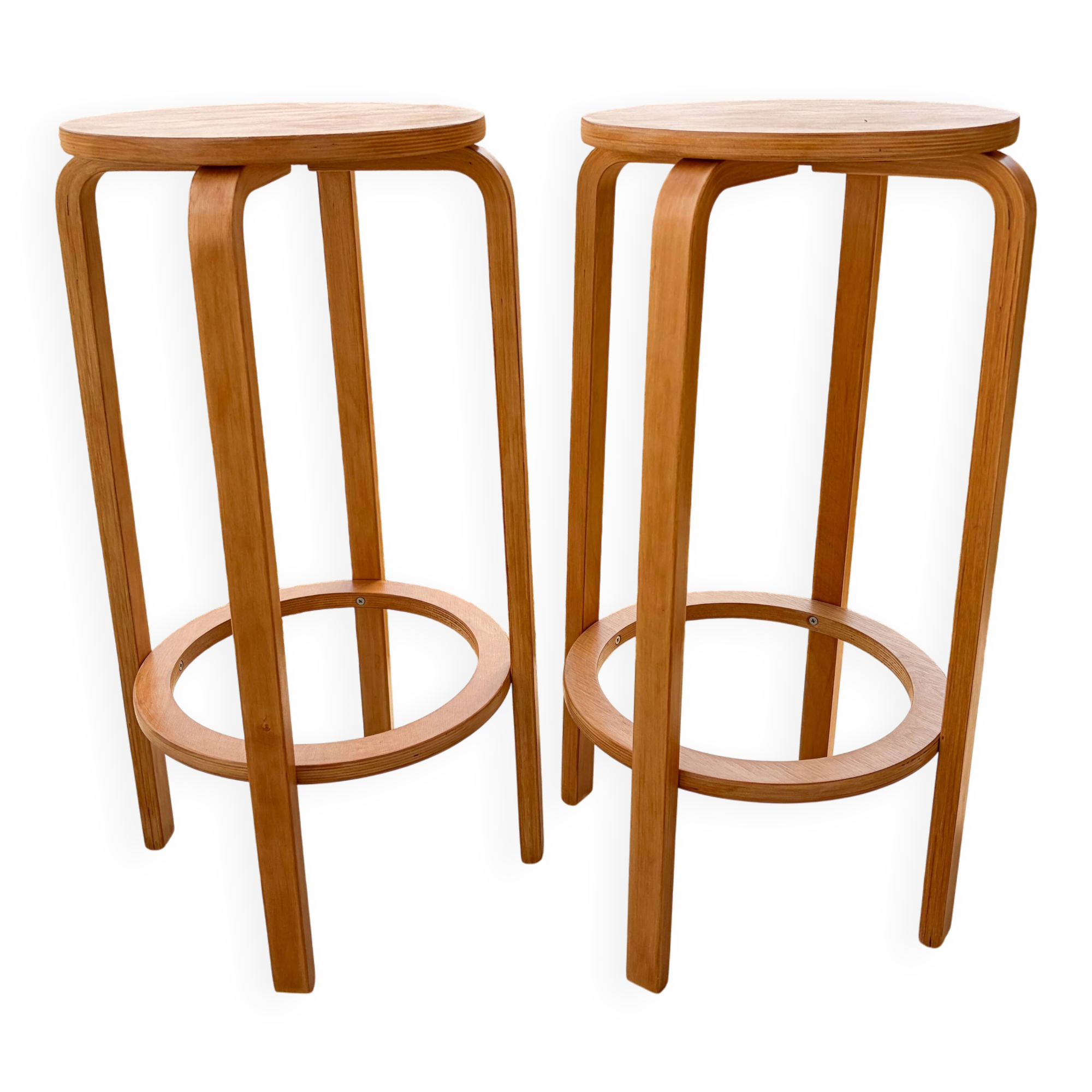 Pair of high stools, Frosta, IKEA, 1980s/90s
