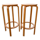 Pair of high stools, Frosta, IKEA, 1980s/90s