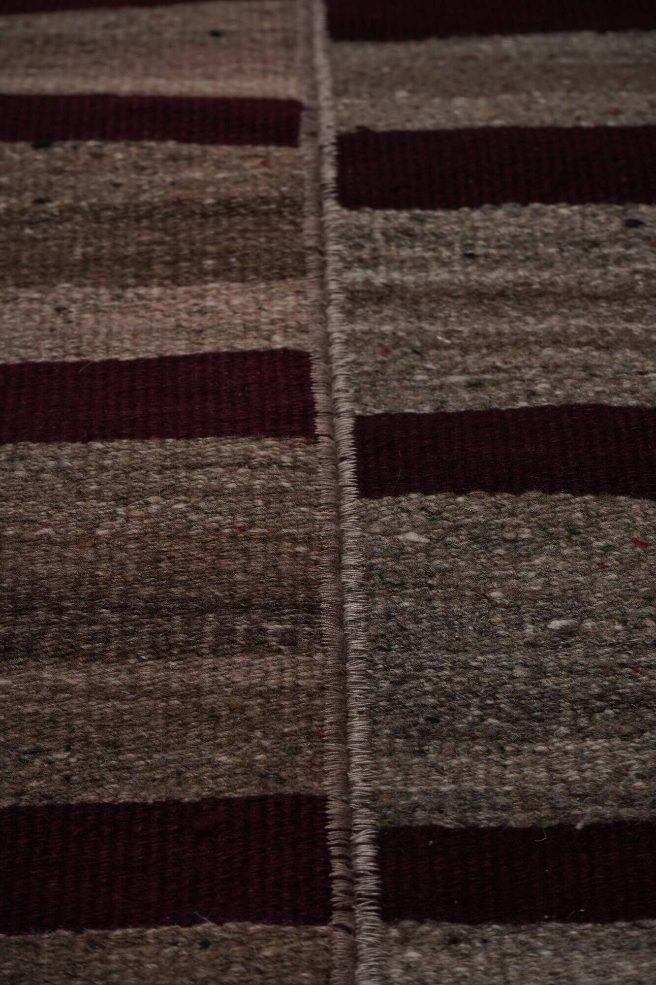 Vintage Turkish kilim handwoven 280x348 cm