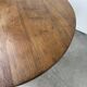 Round table 1950s constructivist walnut