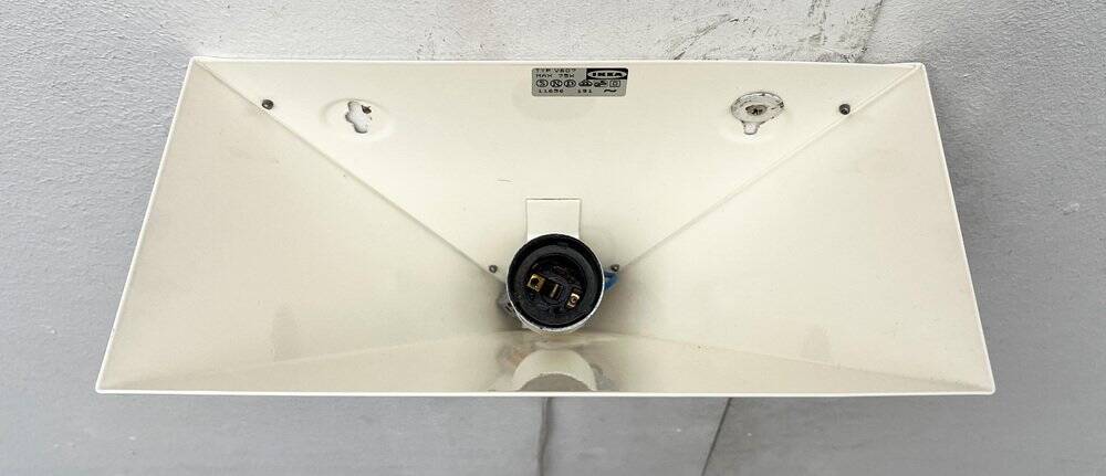 Postmodern minimalist wall lamps Type V607 from Ikea, 1980s, set of 4.