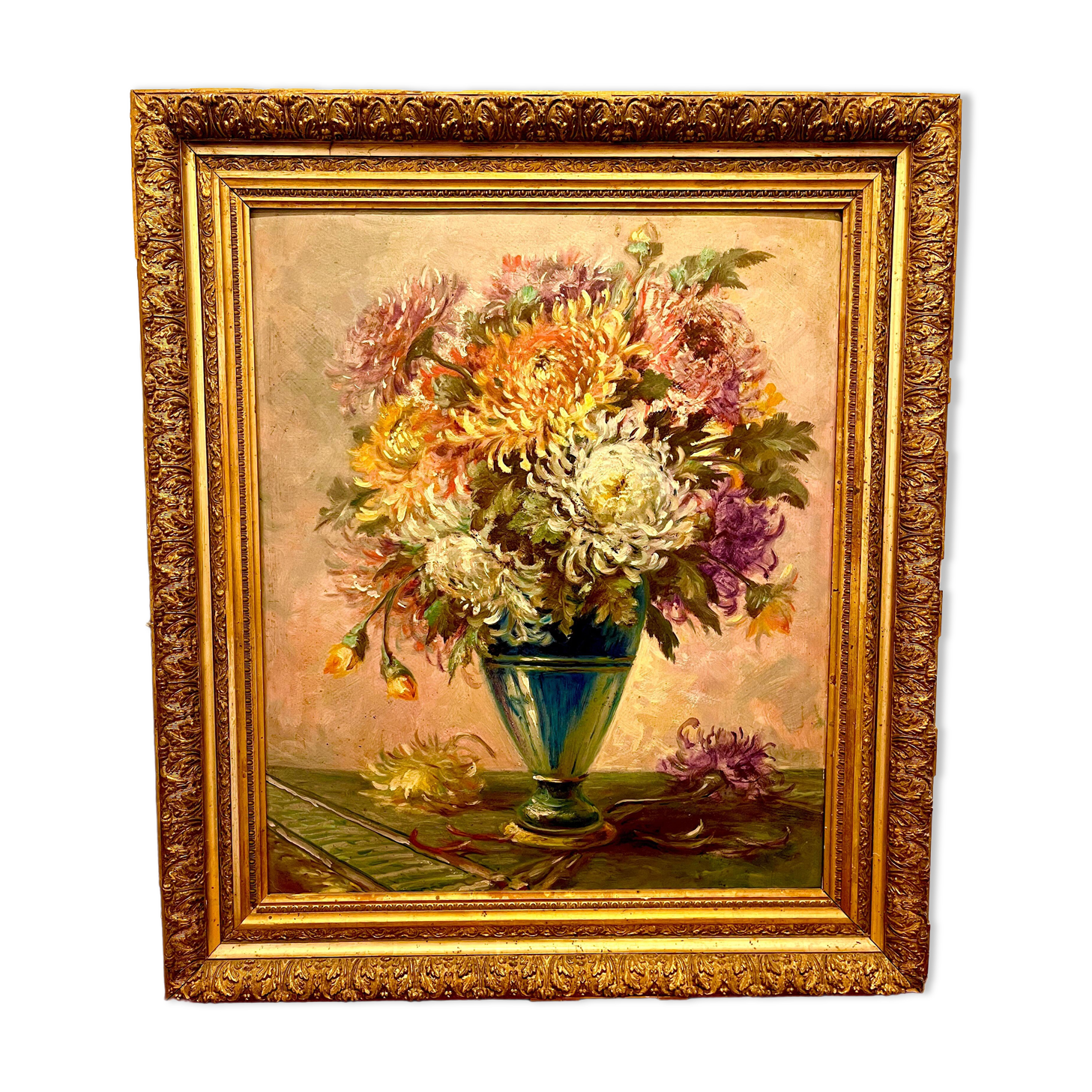 Painting flowers