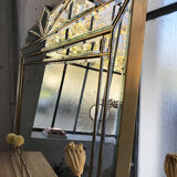 Italian design milked gold mirror