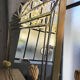 Italian design milked gold mirror