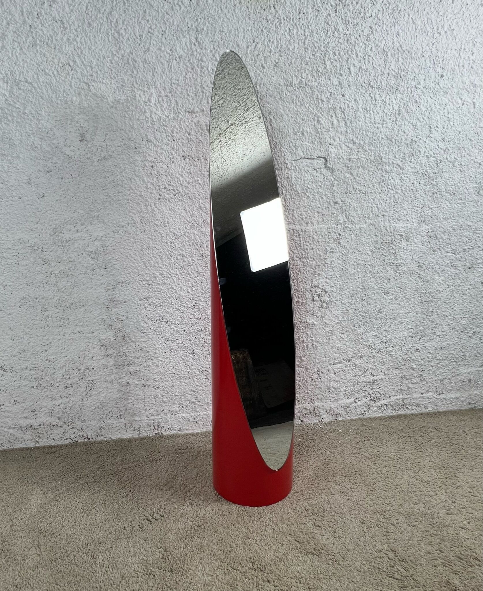 Miroir Lipstick Rodolfo Bonetto - Unghia rouge Olivari - Italie 60s