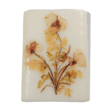 Lampe "Herbier" en cire vintage