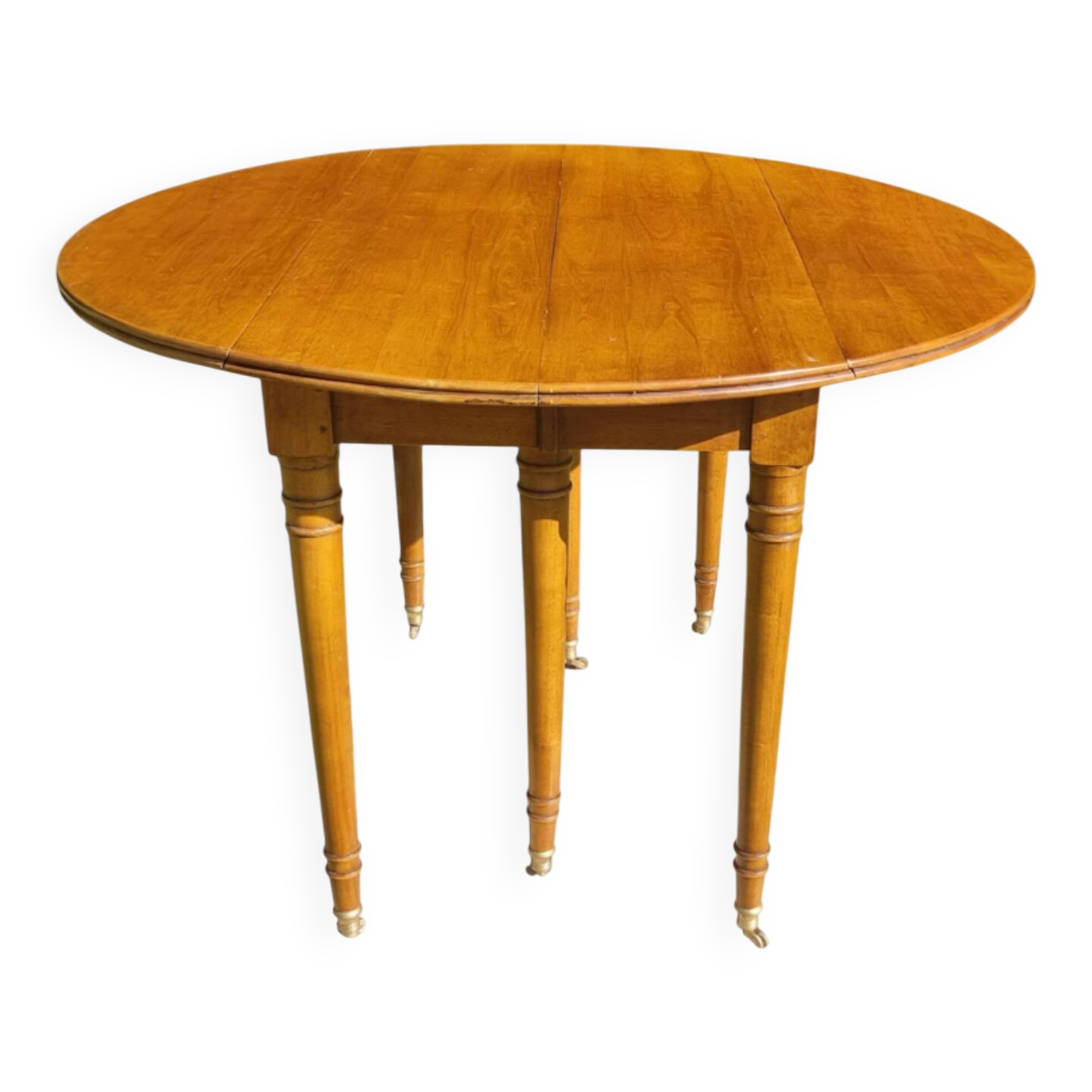 Solid wood table from the 1950s.