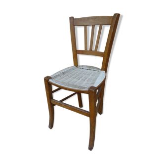 Former seat scoubidou vintage bistro chair