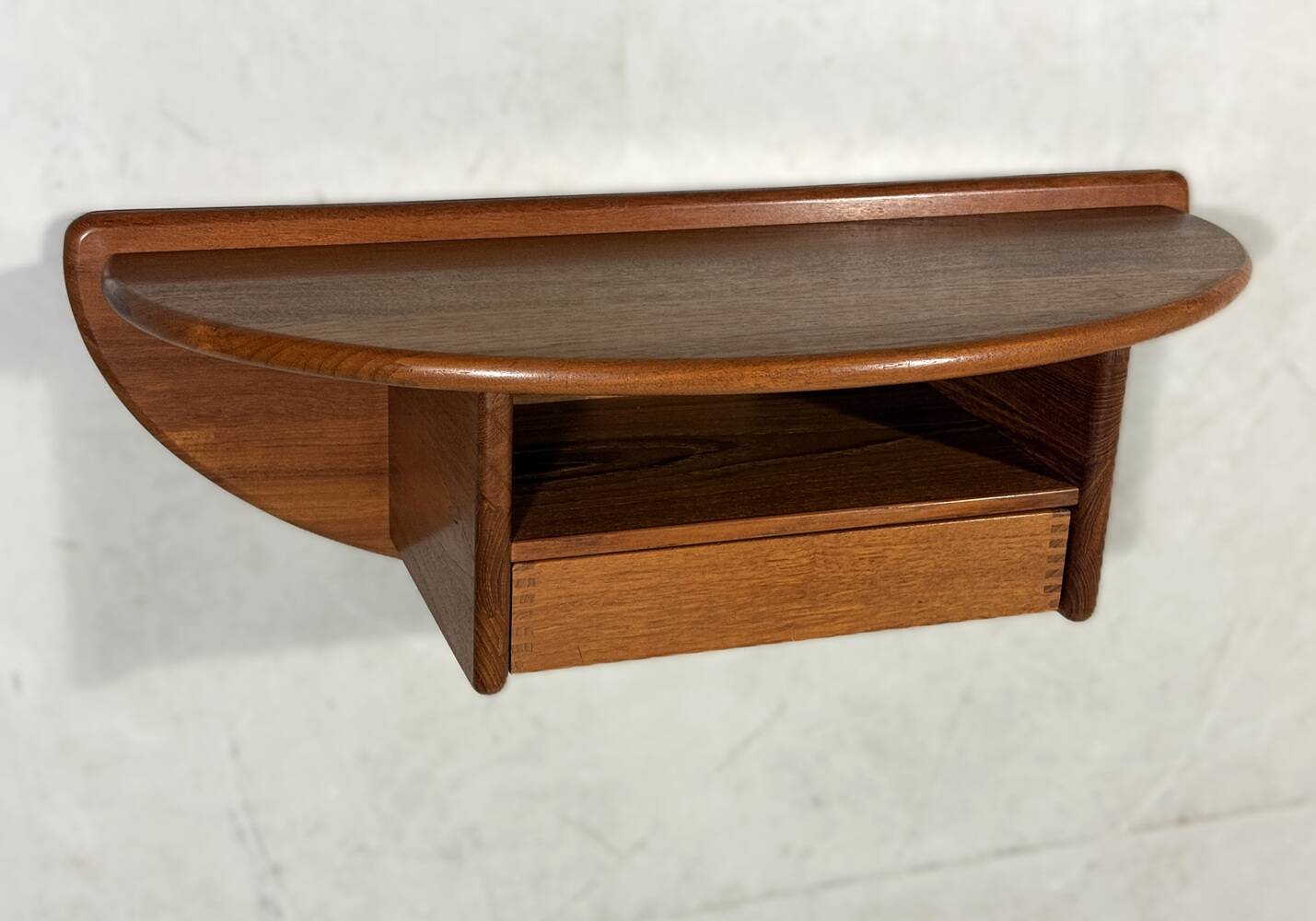 Kai Kristiansen teak wall console Vildbjerg Møbelfabrik Denmark 1960’s