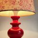 LAMPE Céramique Mûriers ANNEES 70