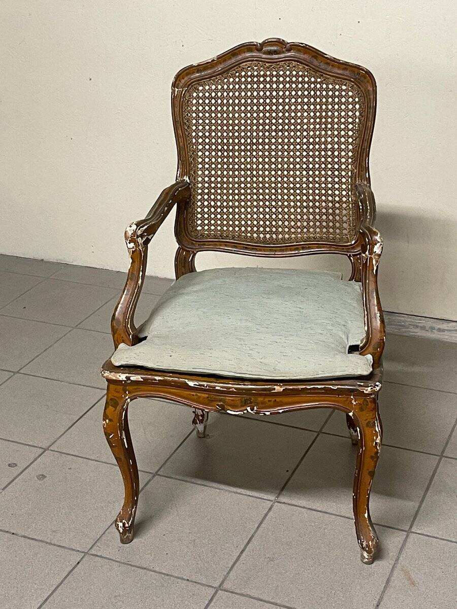 Louis XV armchairs, 18th century, set of 2