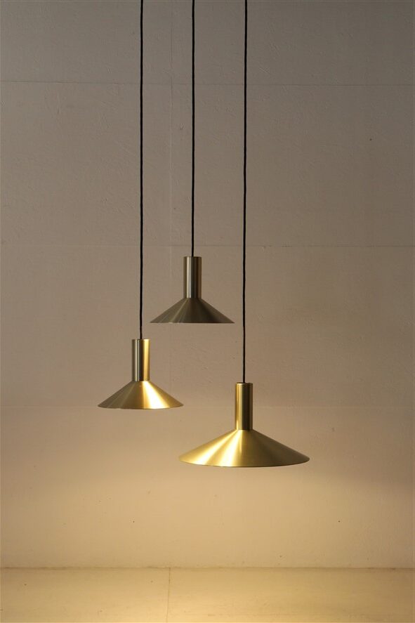 Set of 2 Fog & Mørup / Hans Due “Formel 1” pendant lamps / Mid-century Danish modern design / 1970s