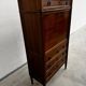 Louis XVI style secretary with marble top