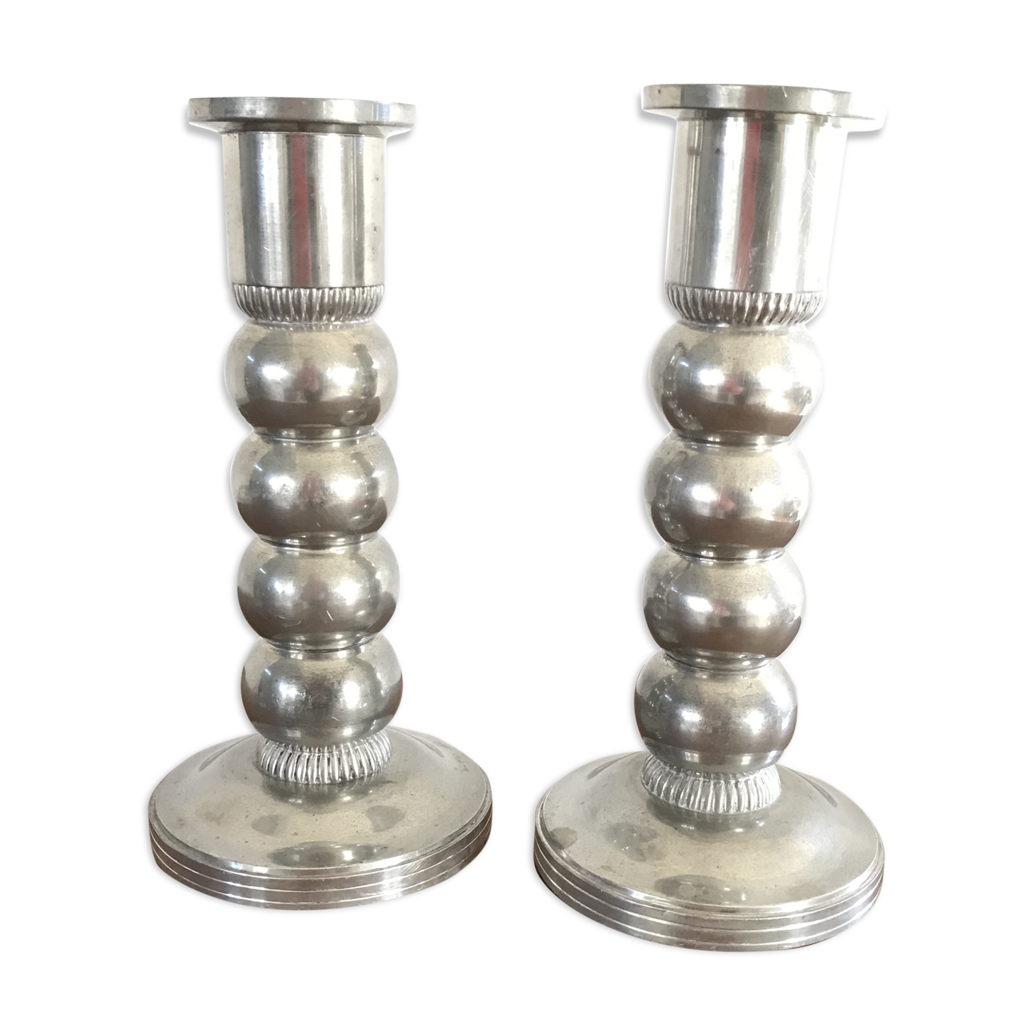 Pair of vintage candlesticks