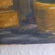 Original oil painting, Provençal market in Nice, France, Grether, 1948